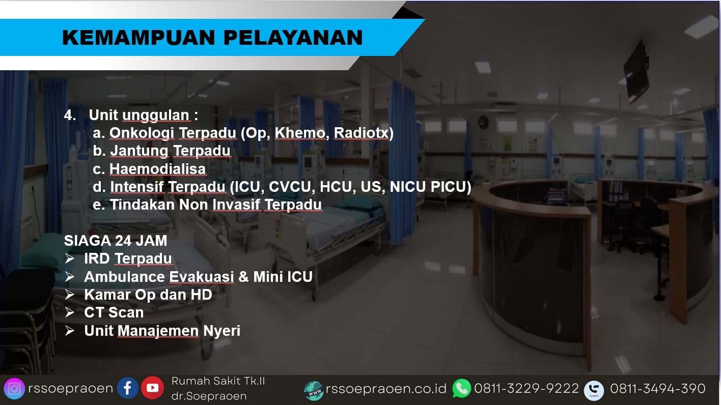 Kemampuan Pelayanan Rumah Sakit